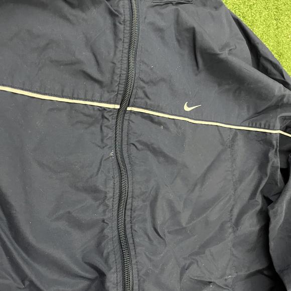 1990s Blue and Gray Nike windbreaker - Picture 2 of 4